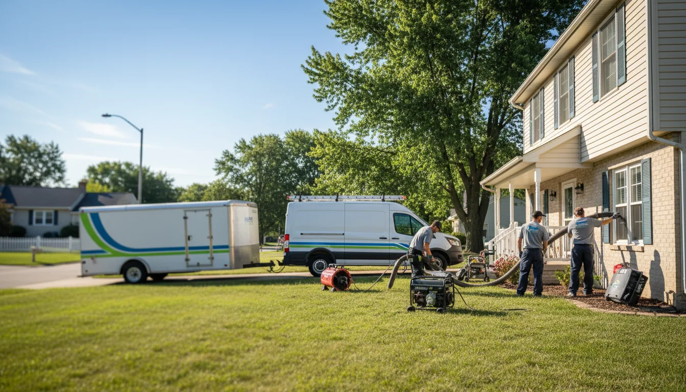 Flooded Basement Restoration And Cleanup With Repair in Carp Lake, MI near me
